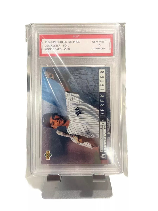 1994 Upper Deck Derek Jeter #550 Yankees 1st Graded 10 Gem Mint Foil
