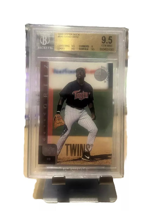 1998 Upper Deck #696 David Ortiz  Minnesota Twins  BGS 9.5