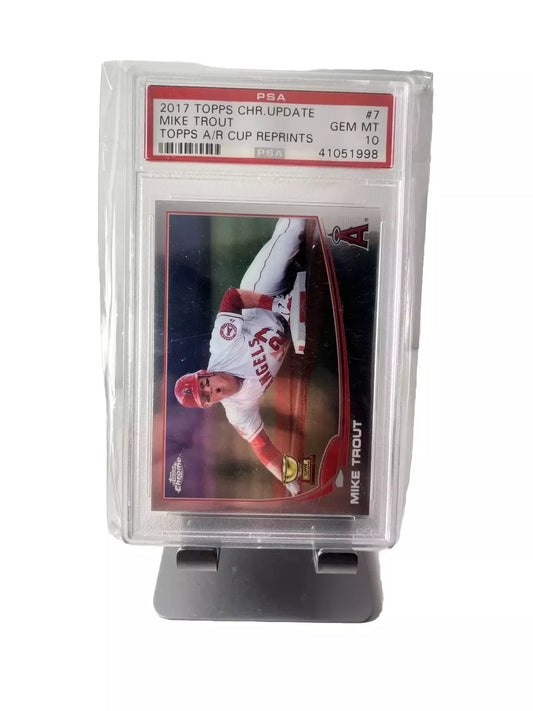 2017 Topps Chrome Update Series #TARC-7 Mike Trout PSA 10 RP