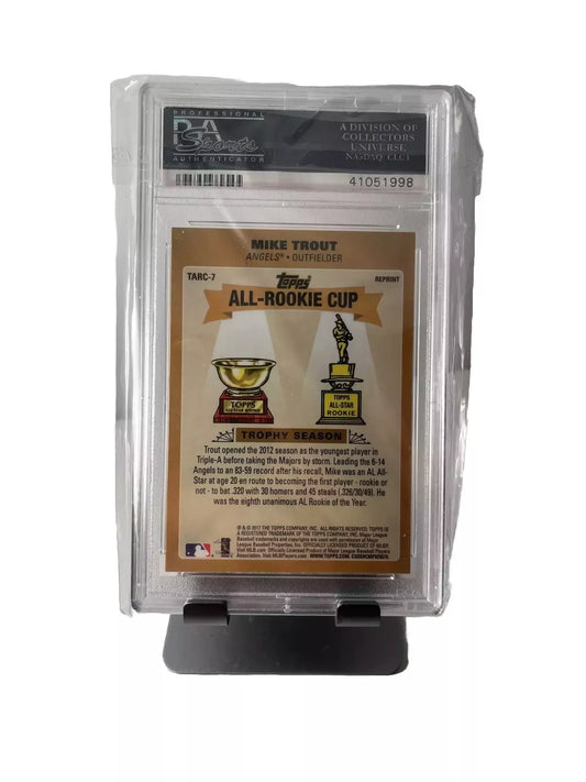 2017 Topps Chrome Update Series #TARC-7 Mike Trout PSA 10 RP