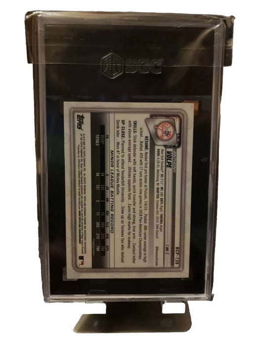 2020 Bowman Chrome ANTHONY VOLPE Mojo Purple Refractor /250 SGC 9.5