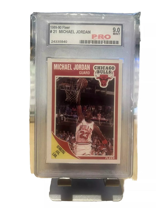 1989 Fleer #21 Michael Jordan  Chicago Bulls  PRO 9 B220