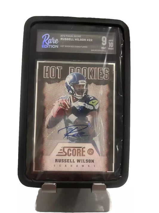 2012 Score #22 Russell Wilson Hot Rookies Signatures Rare 9