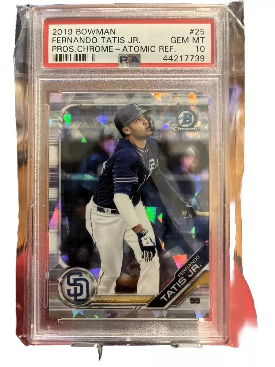 2019 Bowman Chrome FERNANDO TATIS JR. Atomic Prospect  PSA 10