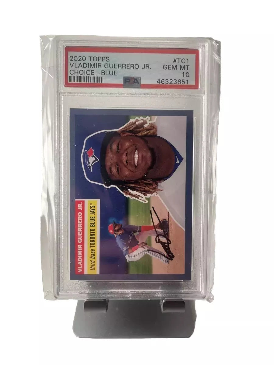 2020 Topps Choice Blue #TC-1 Vladimir Guerrero Jr. Blue Jays PSA 10