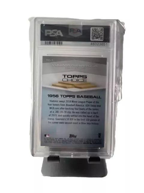 2020 Topps Choice Blue #TC-1 Vladimir Guerrero Jr. Blue Jays PSA 10